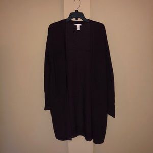 XS Burgundy Cardigan